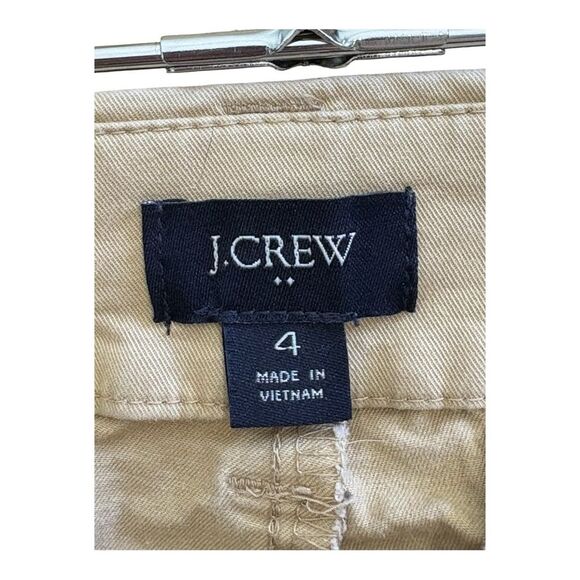 J crew tan khaki chino shorts size 4 - Picture 4 of 6